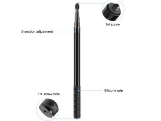 Prodlužující selfie tyč na kameru Insta360 (157 cm)