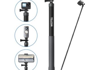 Prodlužující selfie tyč na akční kameru (3m)