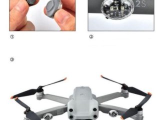 Barevné LED stroboskopické světlo na dron (2ks)