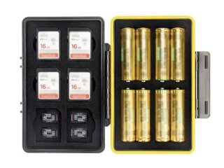 Multifunkční úložný box na baterie a karty