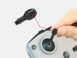 Černé CNC kniply na dálkový ovladač DJI RC-N1 / DJI RC-N2