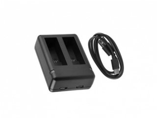 Nabíjecí USB box 2v1 pro akční kameru Insta360 Ace Pro / Ace