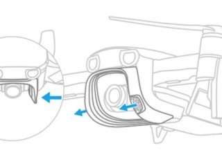 DJI Mavic Air ochranný kryt kamery