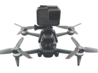 Adaptér pro připojení akční kamery na DJI FPV závodní dron