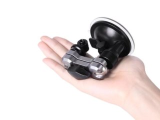 Nastavitelný držák s přísavkou na akční kameru nebo telefon