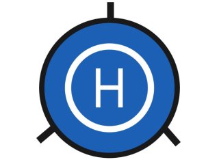 Luminiscenční přistávací plocha (75cm)