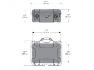 Odolný kufr NANUK 915 pro dron DJI Mavic 3