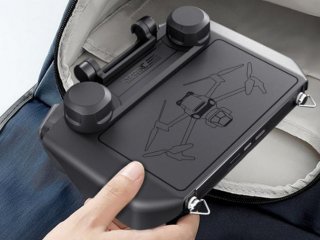 2v1 černý kryt a sluneční clona na DJI RC Pro