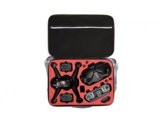 Šedý nylonový kufr na dron DJI FPV závodní dron
