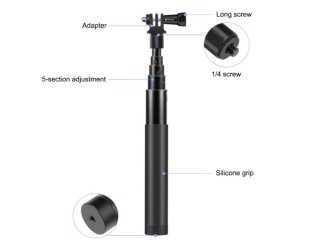 Prodlužující selfie tyč na kameru Insta360 X3 / X2 / One RS (73,5 cm)