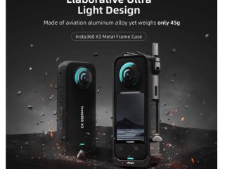 Rám z hliníkové slitiny na kameru Insta360 X3