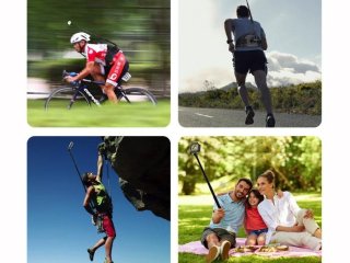 Bederní pás a prodlužující tyč na akční kameru