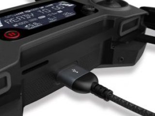 Kabel microUSB/USB-A - 30 cm - šedý