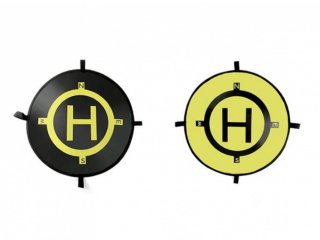 Přistávací plocha 75 cm (černá + žlutá)