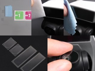 Ochranná folie na objektiv a přední senzor dronu DJI Spark