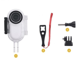 Voděodolný kryt do 30 metrů na kameru Insta360 Go 2