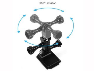360° dvojitý adaptér pro akční kameru