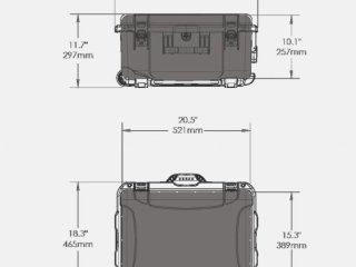 Odolný kufr NANUK 950 pro dron DJI Phantom 4 series
