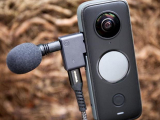 2v1 audio a nabíjecí adaptér ke kameře Insta360 ONE X2