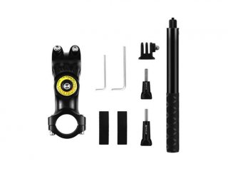 Držák na motorku s prodlužující tyčí na akční kameru