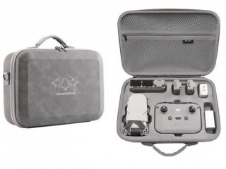 Šedé pouzdro na dron DJI Mini 2 / Mini 4K / Mini 2 SE s popruhem přes rameno