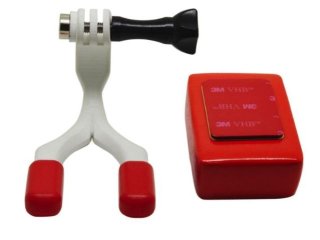 Držák akční kamery do pusy (typ 3)