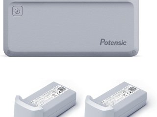 Potensic rychlonabíjecí stanice 60W More Power na tři baterie pro Atom 4K + adaptér + 2 baterie
