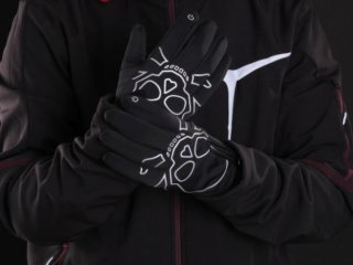 Černé fotografické rukavice (L)