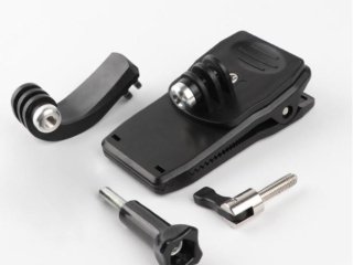 Otočný klip na batoh pro akční kameru