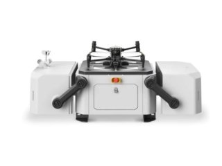 DJI Dock s DJI Matrice 30T v Dock verzi