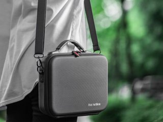 PU pouzdro s popruhem na kameru DJI Osmo Action 3 / Osmo Action 4