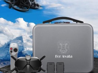 Šedé pouzdro na dron DJI Avata a FPV Goggles V2