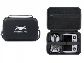 PU pouzdro na rameno na dron DJI Mini 5 Pro s DJI RC 2 - černé