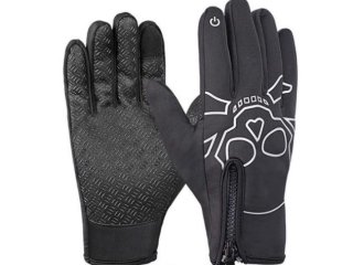 Černé fotografické rukavice (L)