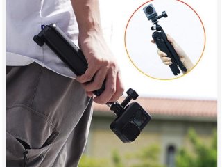 Multifunkční skládací tyč se stativem na akční kameru