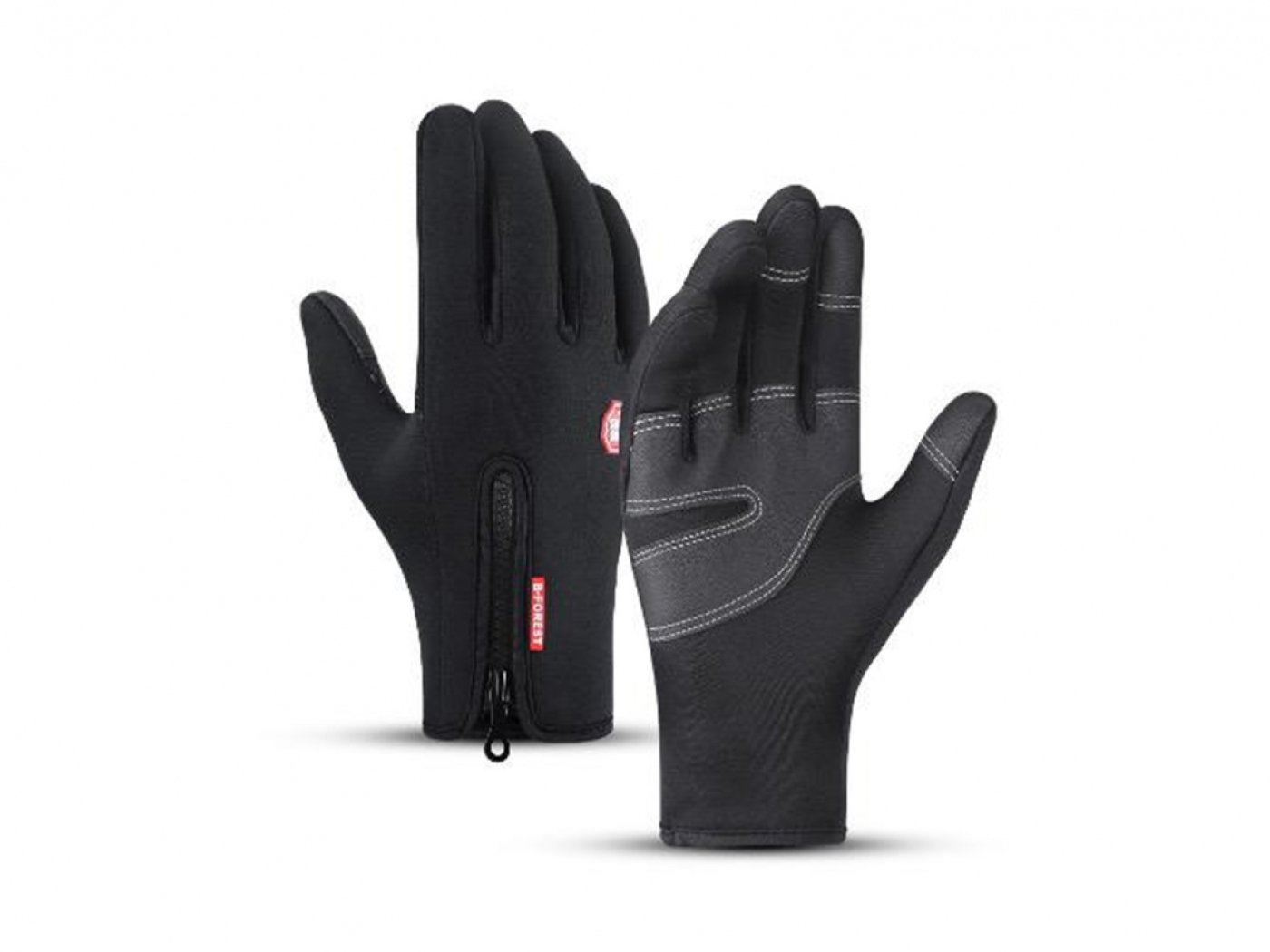 Teplé dotykové rukavice (XL)