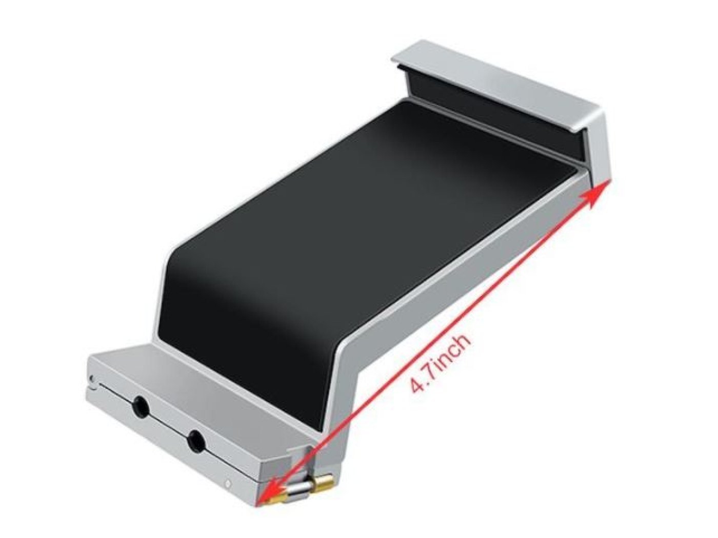 Hliníkový držák tabletu na dálkový ovladač (pro 7,9 až 11 palcové tablety)