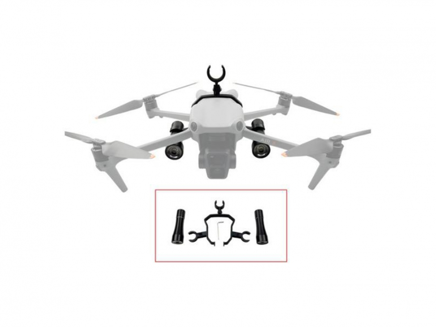 Boční LED světla na dron DJI Air 3 (bez baterie)