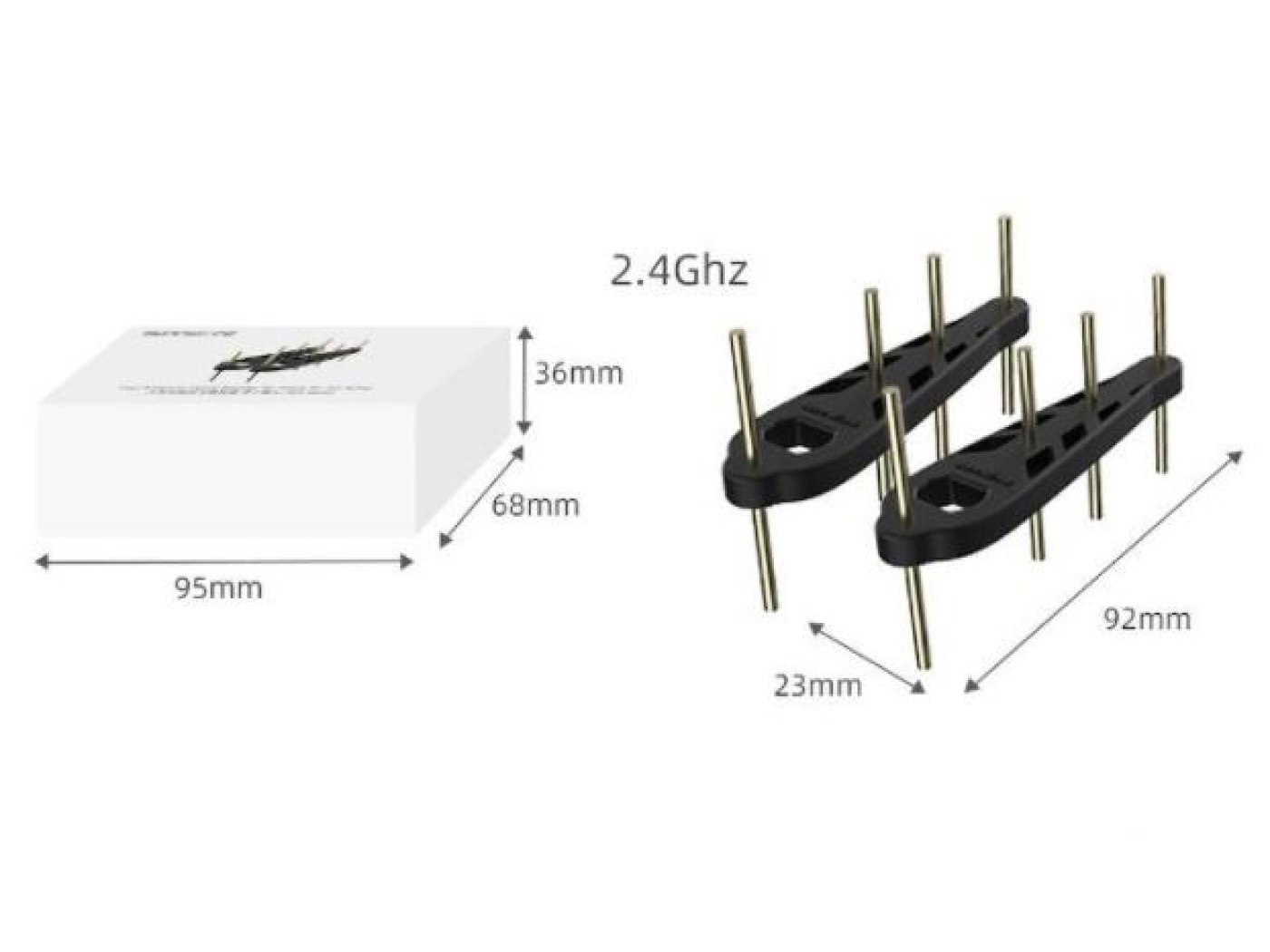Zesilovač signálu na DJI FPV závodní dron