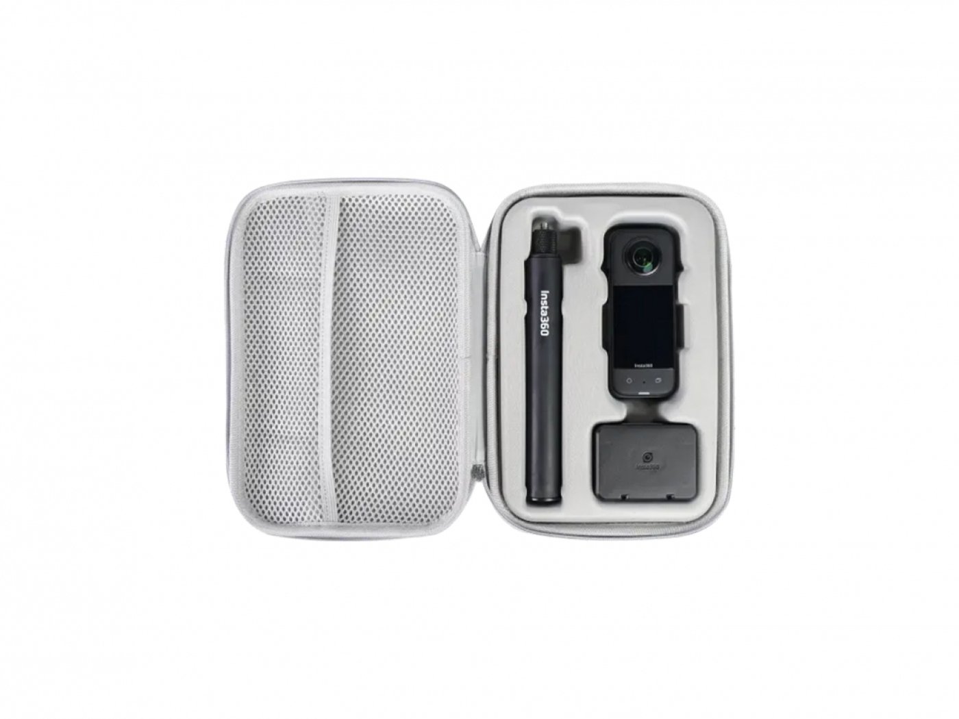 Šedé pouzdro na kameru Insta360 X3