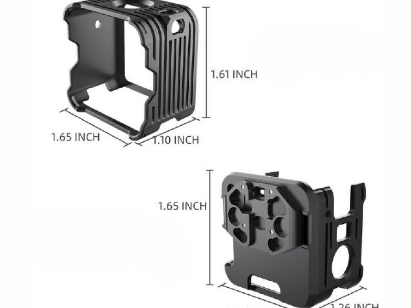 Hliníkový rám s UV filtrem na DJI Action 2