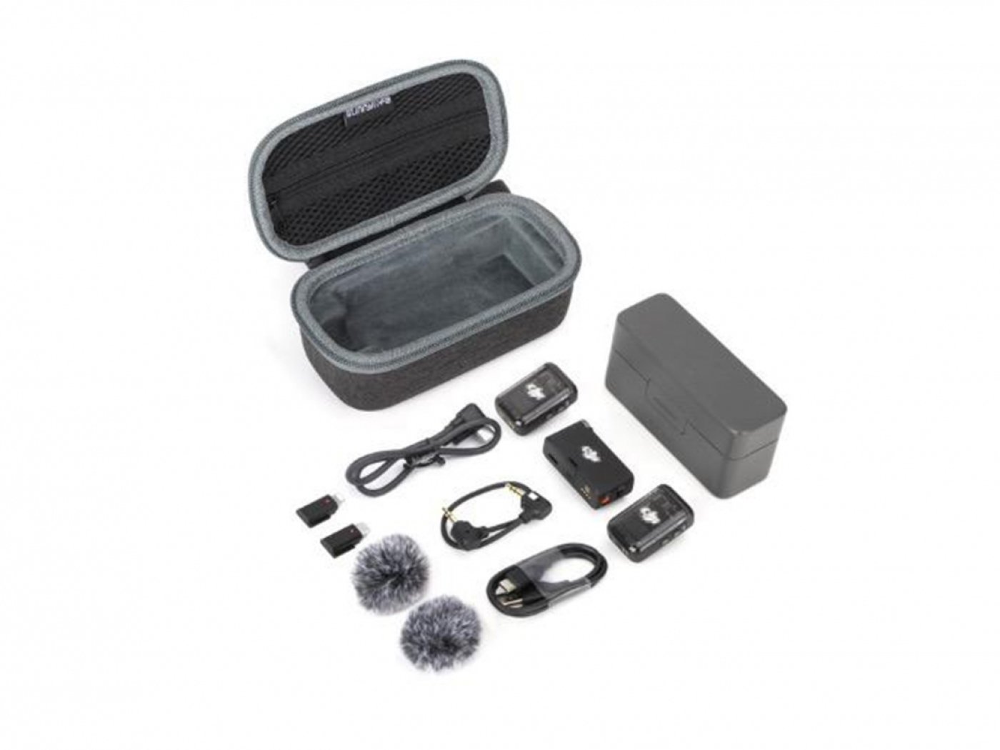 Šedé pouzdro na mikrofon DJI Mic / Mic 2