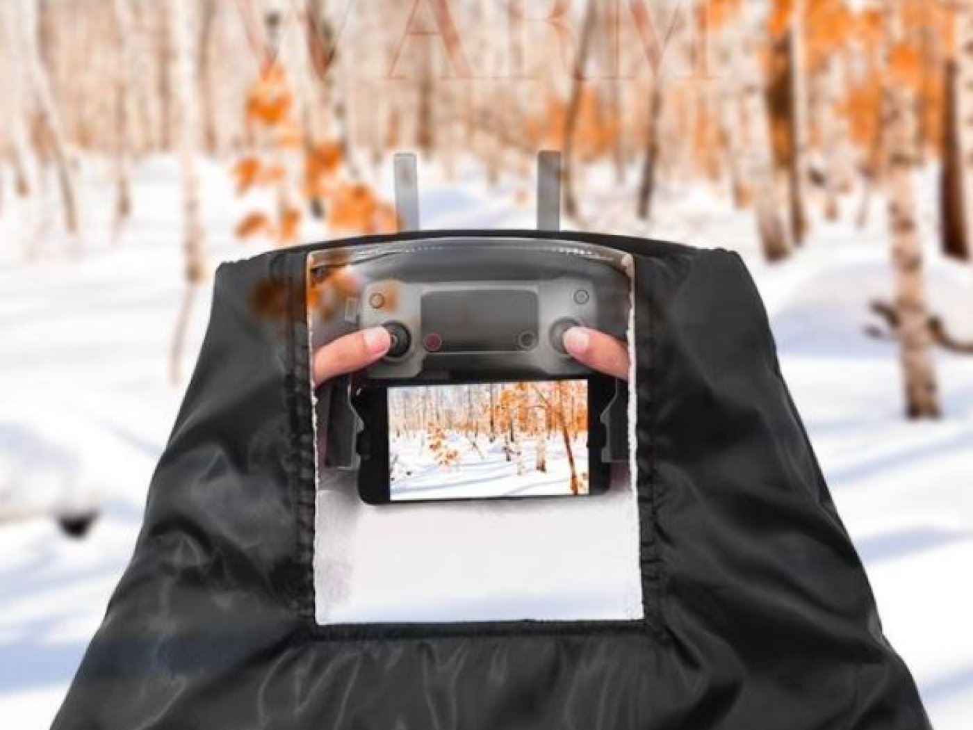 Zateplený vak na ruce pro létání v zimě