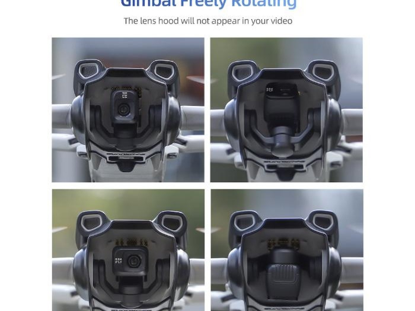 Černá sluneční clona na dron DJI Mini 3