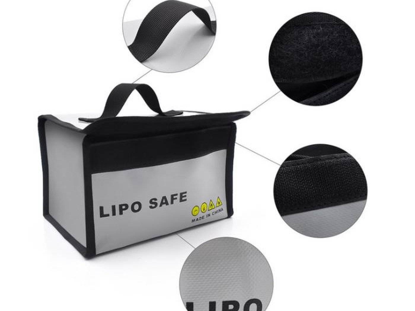 Ohnivzdorný obal na baterie dronu