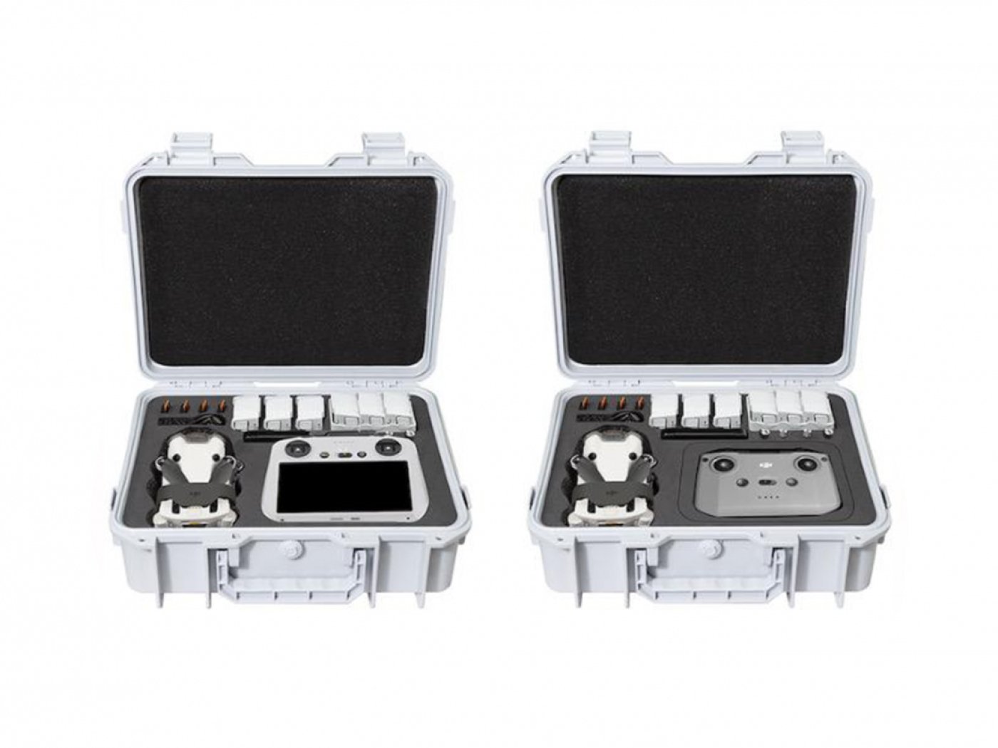 Bílý odolný kufr na dron DJI Mini 4 Pro