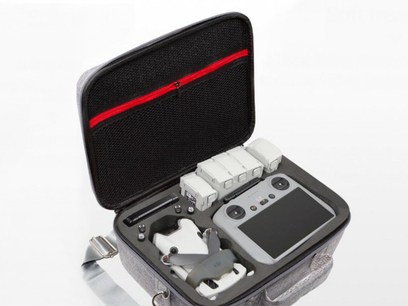 Šedé nylonové pouzdro na dron DJI Mini 4 Pro