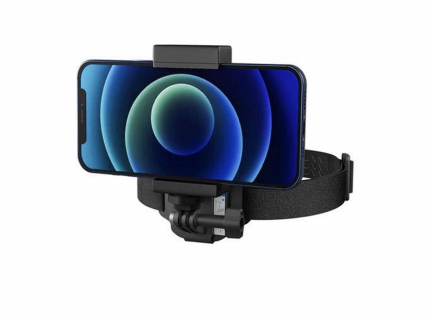 2v1 klip na čepici a rychloupínací čelenka pro akční kamery