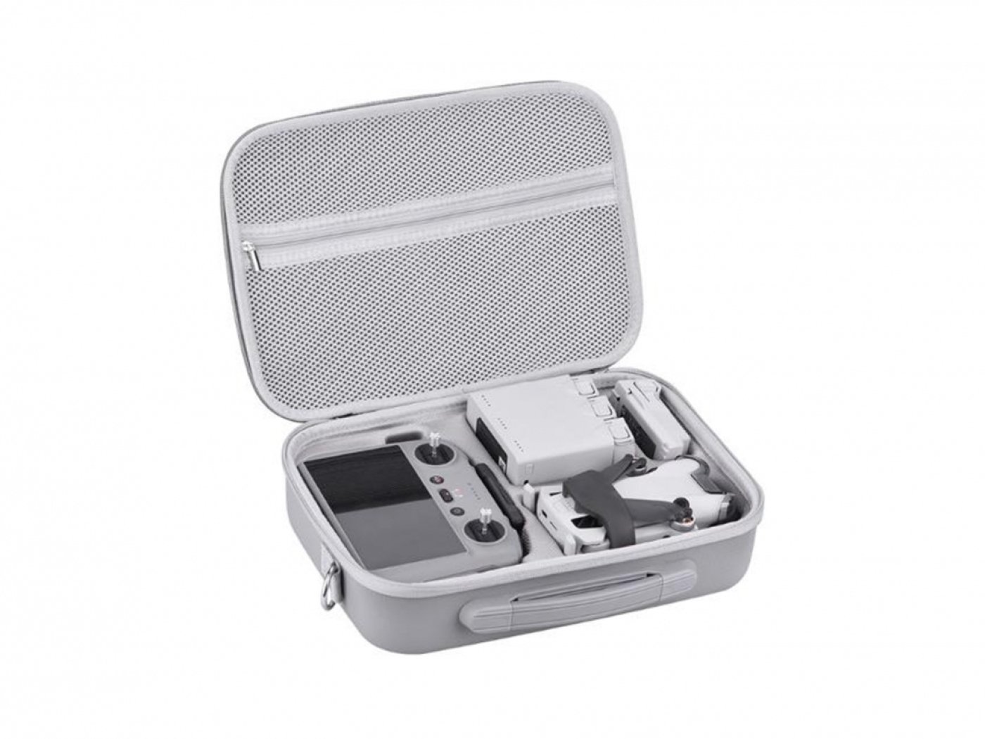 Světle šedé pouzdro na dron DJI Mini 4 Pro