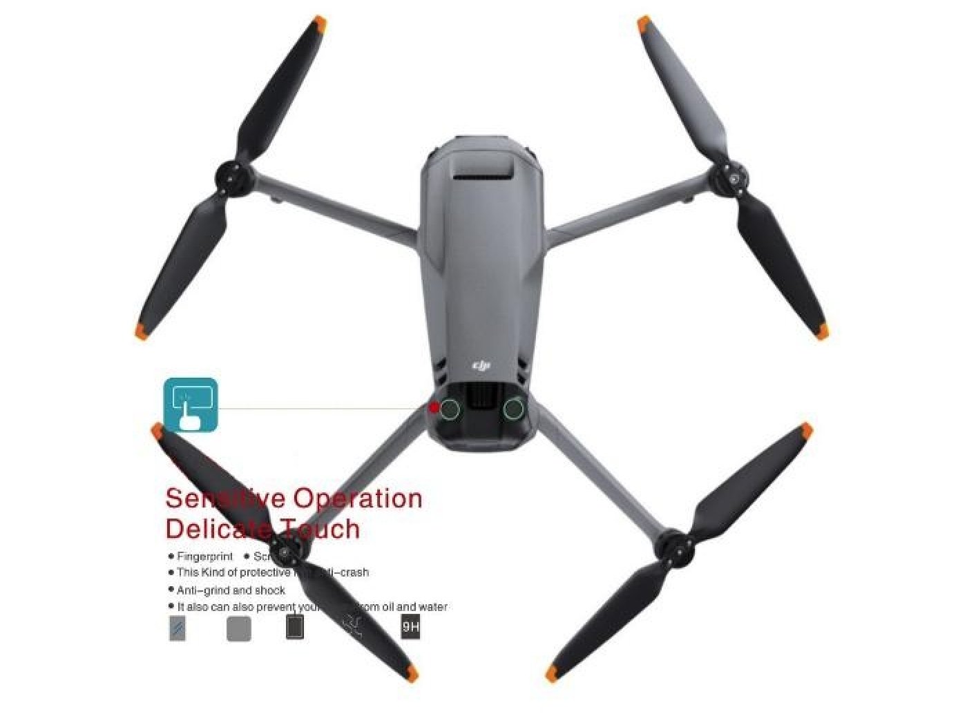 Ochranné sklo na objektiv a senzory DJI Mavic 3 Pro
